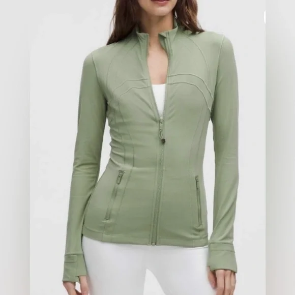 Lululemon Define Jacket Nulu in Desert Green Size 12 - Picture 13 of 13